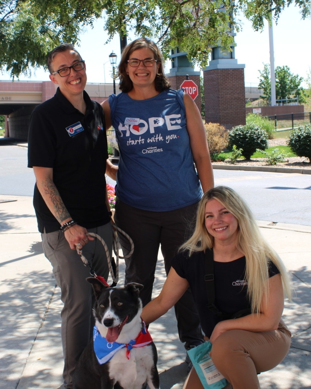 Lady Anne with PetSmart team